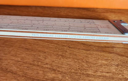 VTG K&E Model 4081-3S Log Duplex Slide Rule with Leather Case