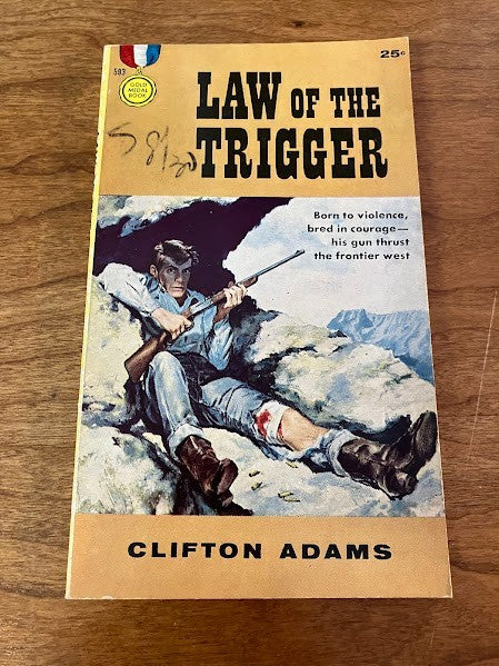 Gold Medal Books by Clifton Adams - lot of 2