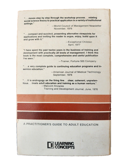 Planning · Conducting · Evaluating Workshops by Larry Nolan Davis 1976 Paperback