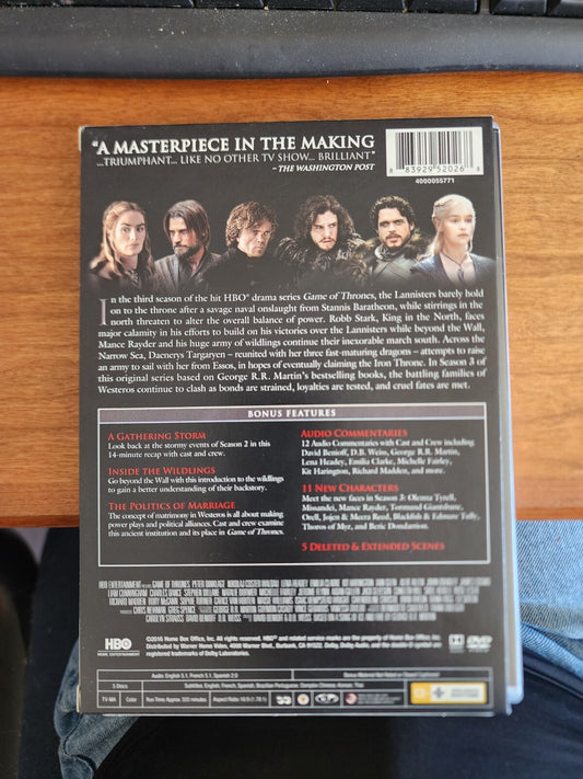 Game of Thrones: The Complete Third Season DVD