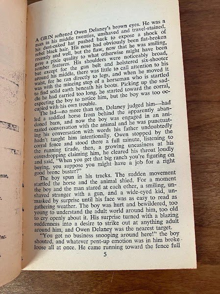 A Signet Book: Brand Of A Man by Thomas Thompson