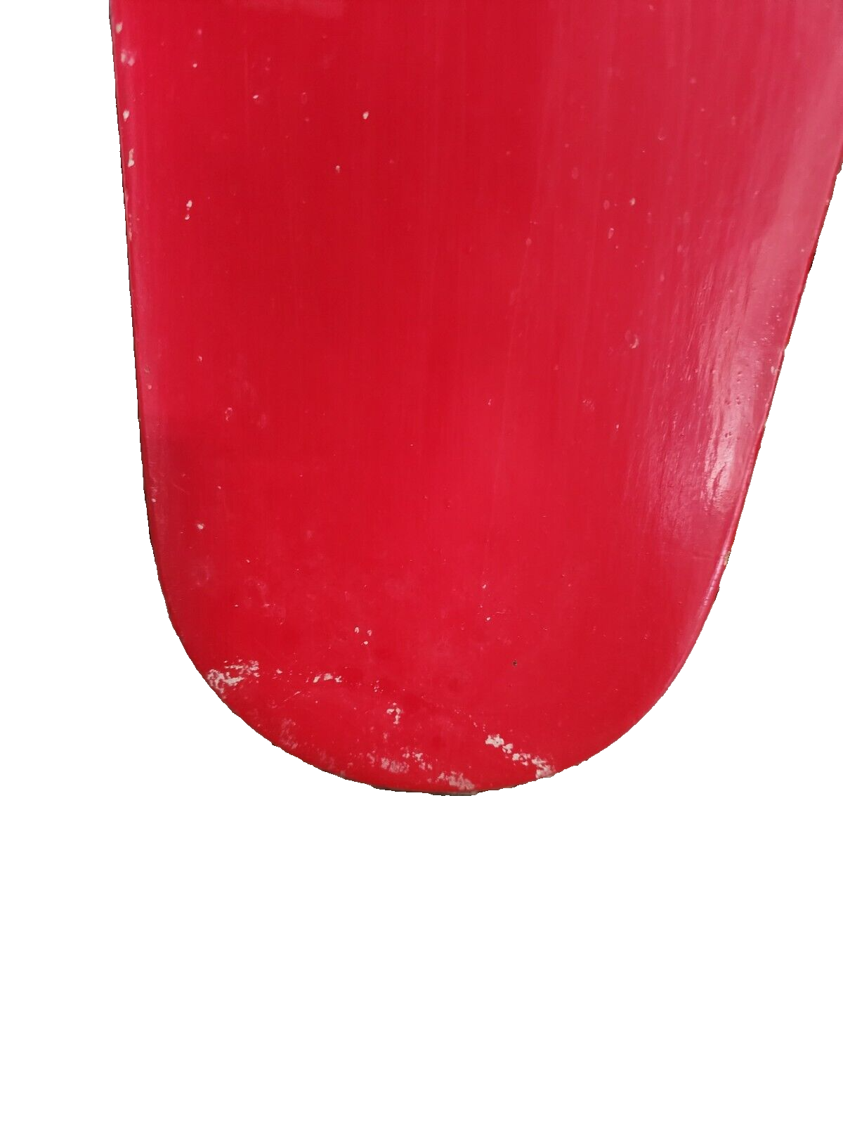 Red vintage pair of adjustable water skis