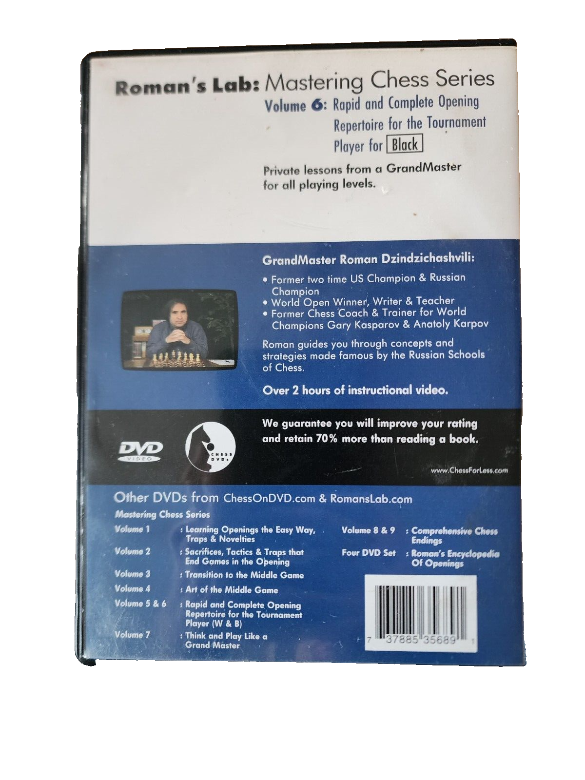 Roman's Lab Volume 6: Rapid and Complete Opening Repertoire (DVD)