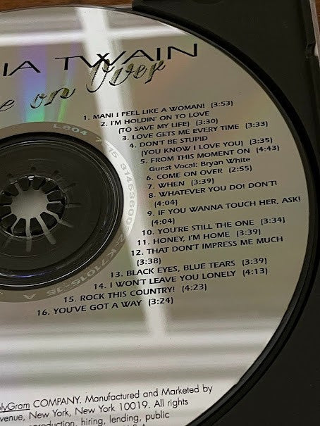 CD - Shania Twain - Come on Over