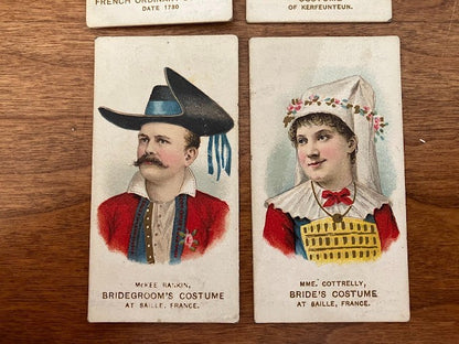 DUKE'S CIGARETTES: PORTRAITS OF ACTORS & ACTRESSES - Lot of 4