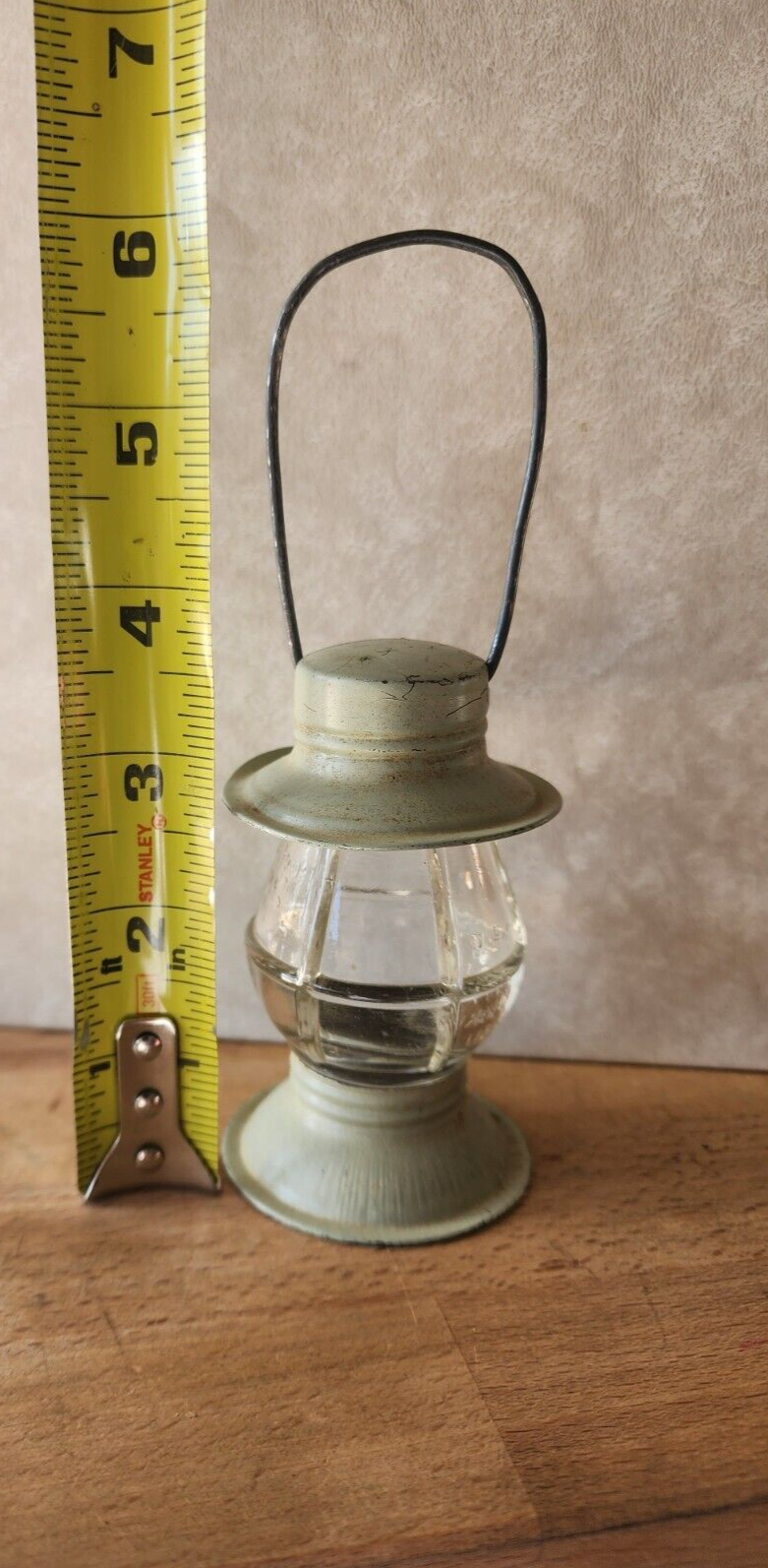 Light Green Avor Lantern Candy Container - Vintage