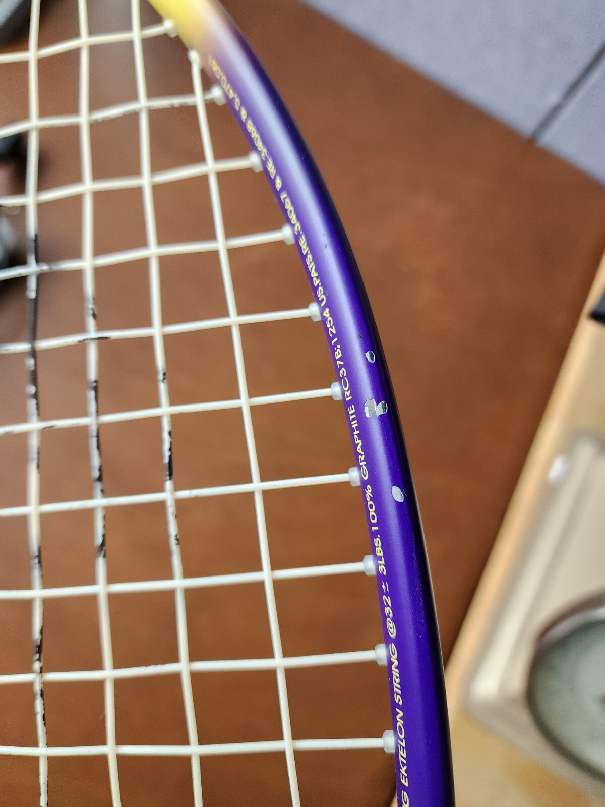 Ektelon Fusion Turbo Pro Longbody Racquetball Racket with carry case