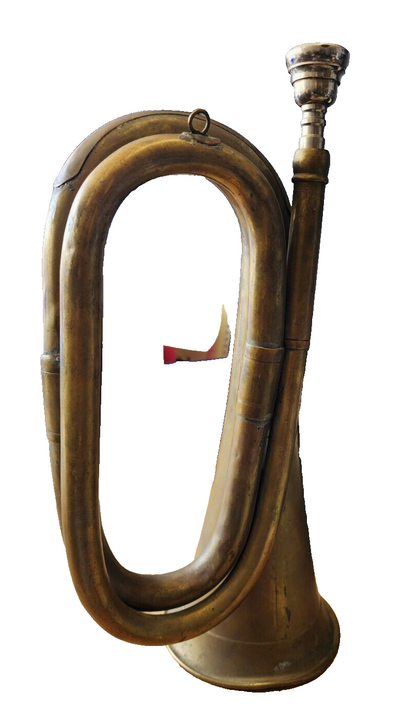 Vintage Trumpet Marching Brass Bugle