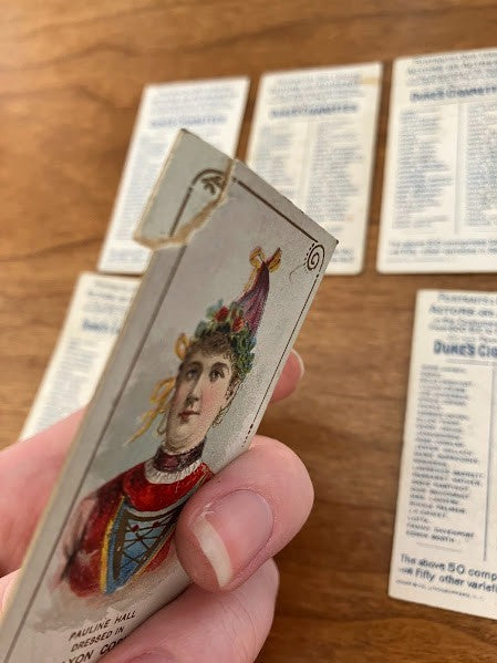 DUKE'S CIGARETTES: PORTRAITS OF ACTORS & ACTRESSES - Lot of 8