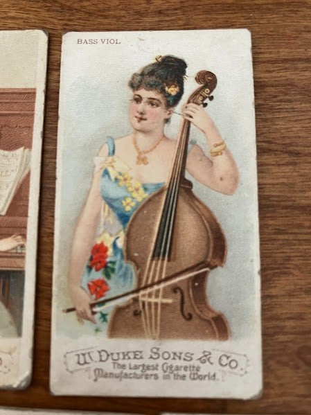 Duke Sons & Co. Cigarettes MUSICAL INSTRUMENTS - lot of 5