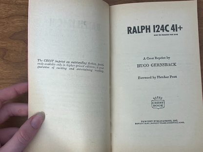 Vintage Paperback - RALPH 124C 41+ Hugo Gernsback