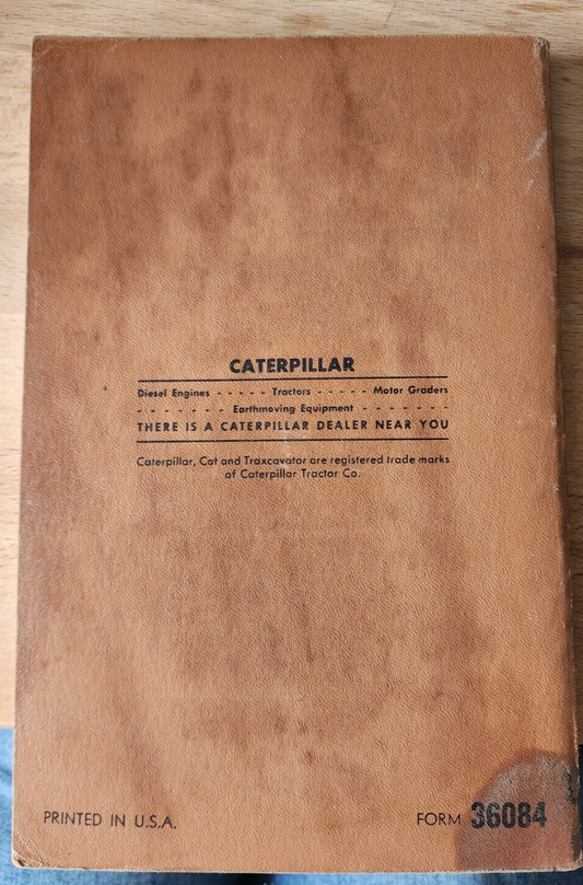 CATERPILLAR D8 TRACTOR POWER SHIFT PARTS BOOK 1970 - 46A10725-UP