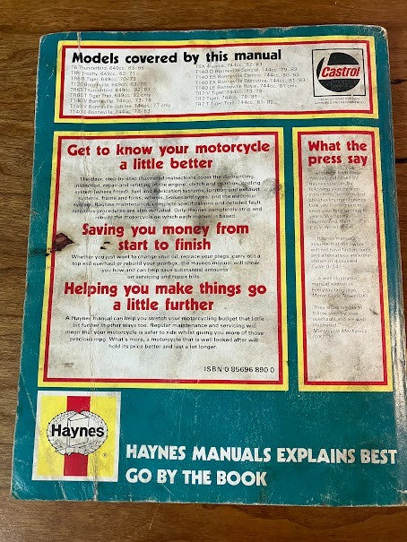 Triumph - 650 & 750 2-Valve Unit Twins 1963-1983 - Owners Workshop Manual