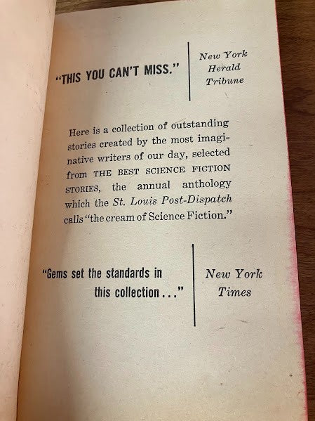 Bantam Book - Frontiers in Space by Bleiler & Dikty PB