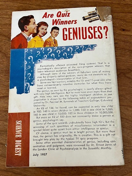 SCIENCE DIGEST Magazine - 1957