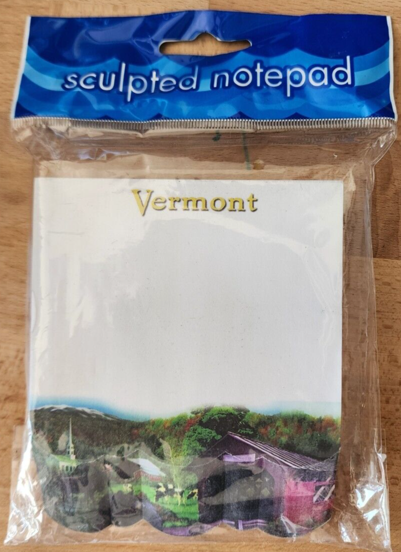 Vermont sculpted notepads
