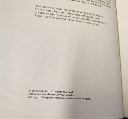 The First Men - The Emergence Of Man Series Time Life Books Hardcover - 1973