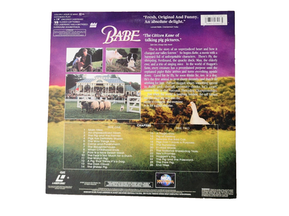 Babe Digital Laserdisc (Laser Disc) 1996 Letterboxed Extended Play