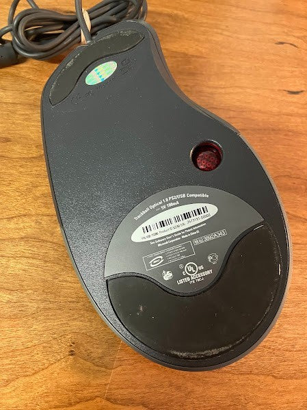 Wired Mouse - Microsoft Trackball Optical 1.0 Trackball Mouse: X05-87475 USB