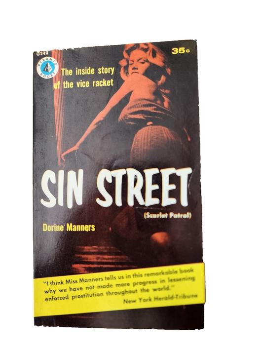Vintage Sin Street Dorine Manners Paperback Book 1957
