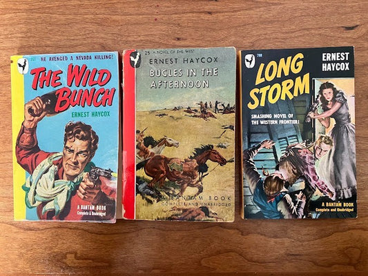 Vintage Paperbacks - Ernest Haycox - A Bantam Book - Lot Of 3