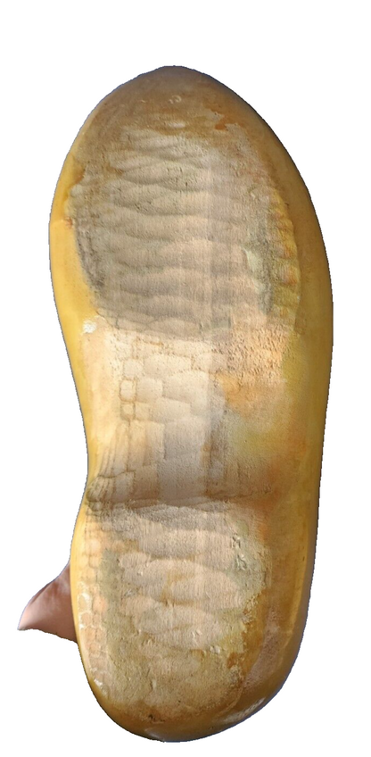 Decorative Dutch Wooden Clogs Holland Souvenir Adult Shoes Yellow