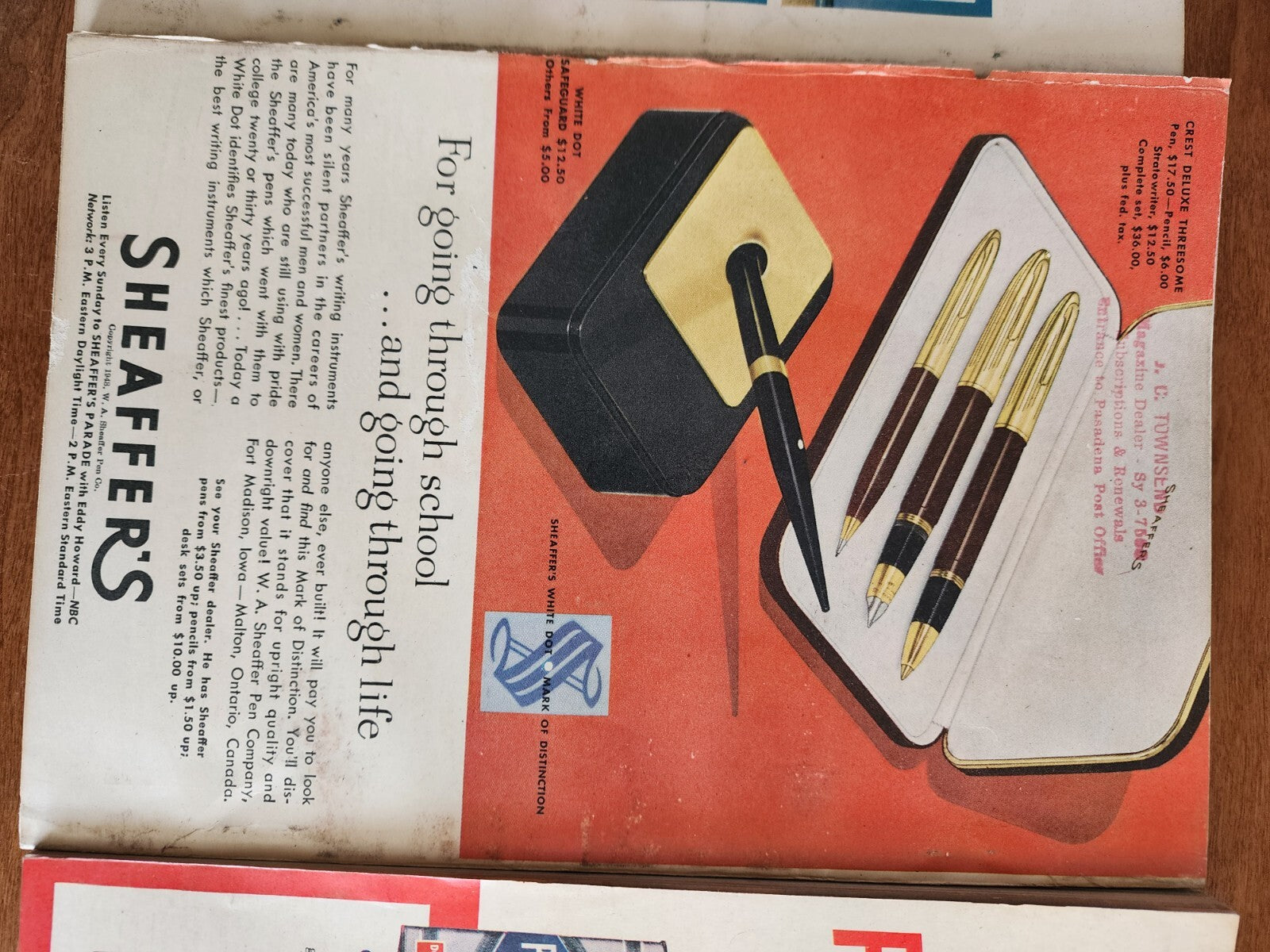 Lot of 3 Popular Mechanics Magazines 1948 Issues