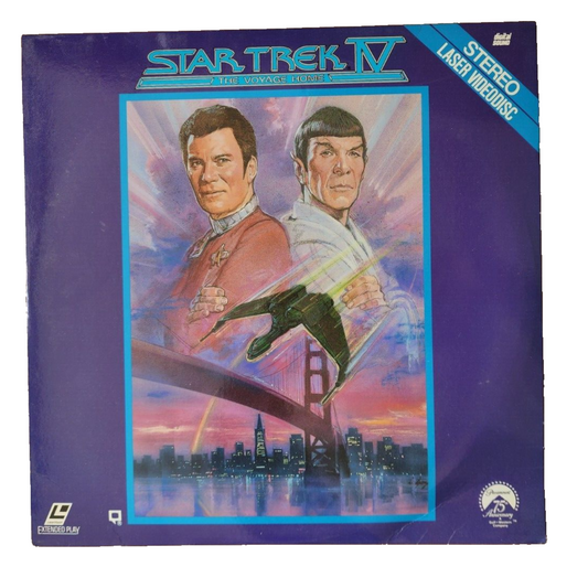 STAR TREK IV 4 Original Laser Videodiscs Spock Kirk Nimoy Shatner Movie  