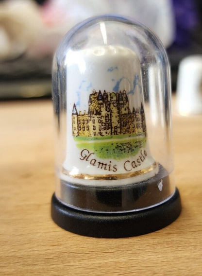 Glamis Castle - Bone China Thimble