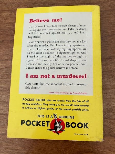 Vtg Pocket Book - Beyond a Reasonable Doubt By C W Grafton