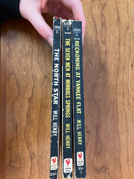 Bantam Books by Will Henry - lot of 3