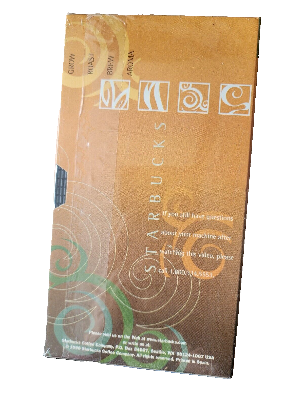 VTG 1998 Starbucks Barista Home Espresso Machine Instructional Video VHS