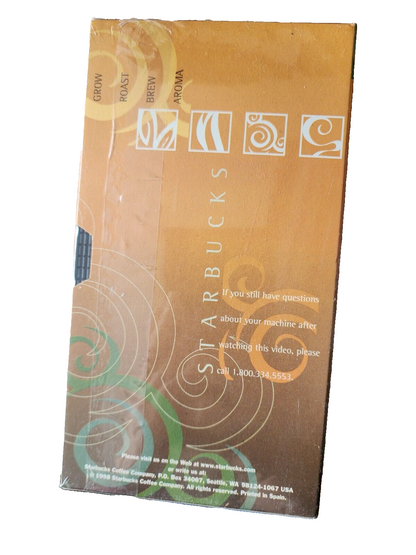 VTG 1998 Starbucks Barista Home Espresso Machine Instructional Video VHS