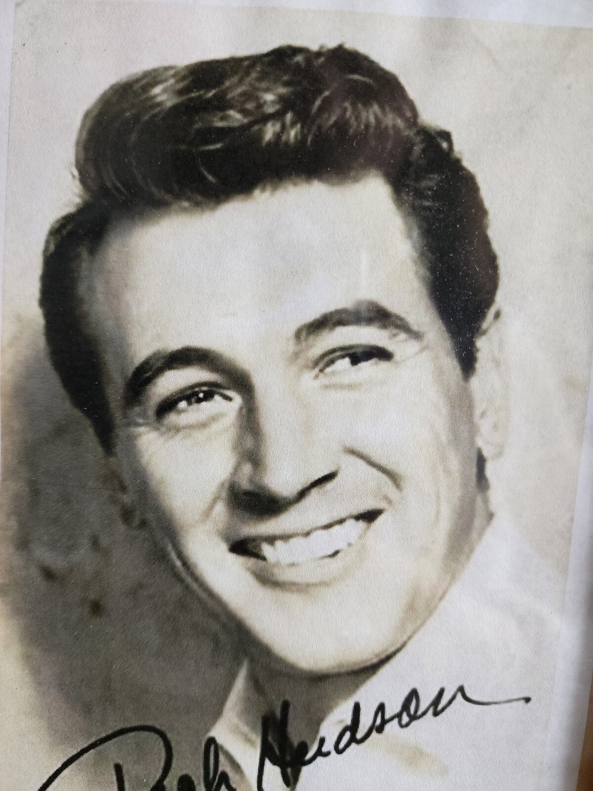 Wooden picture frame 5 x 7 With Printed Picture of Rock Hudson