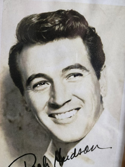 Wooden picture frame 5 x 7 With Printed Picture of Rock Hudson
