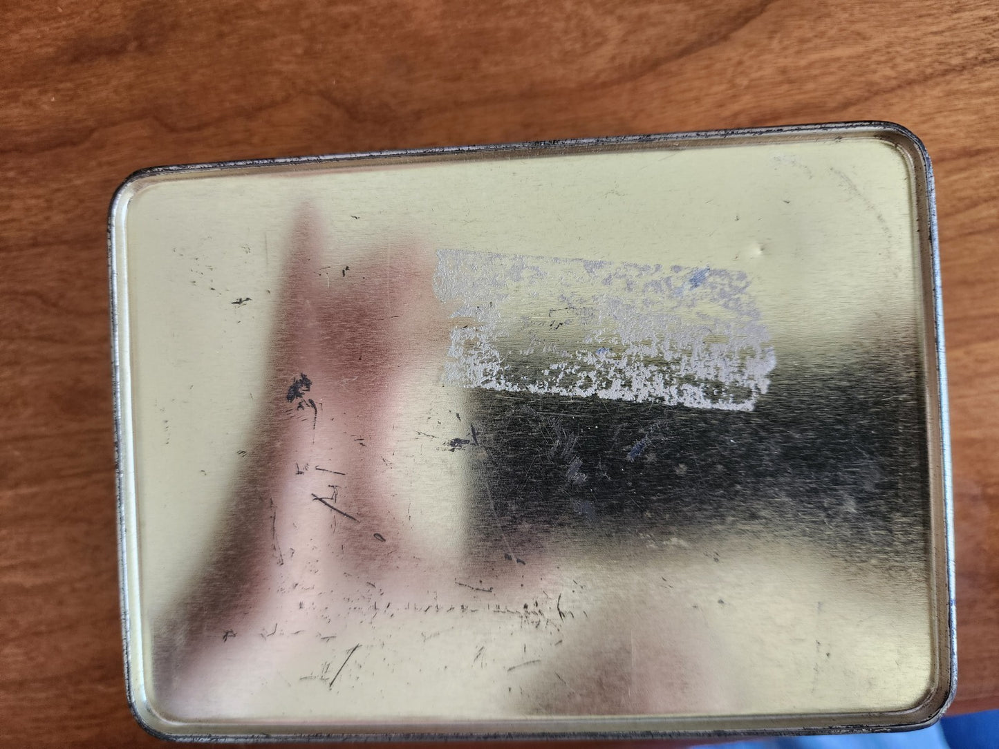 Vintage Flying Horse Tea Tin Can - Hong Kong