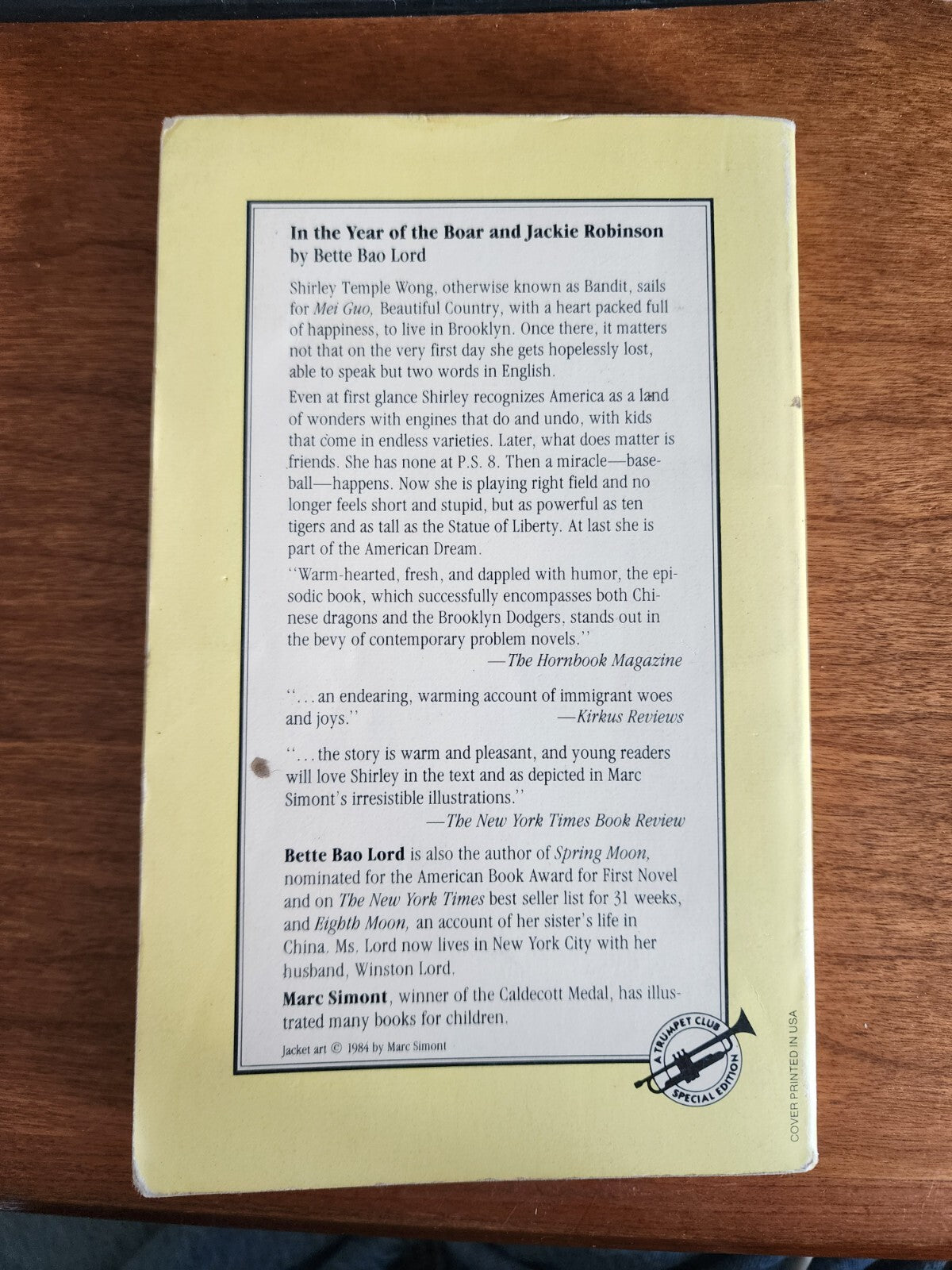 In the Year of the Boar and Jackie Robinson: Bette Bao Lor