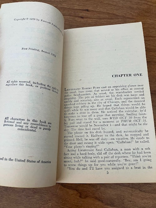 Vintage Paperback - Milton K. Ozaki: Case of the Cop's Wife