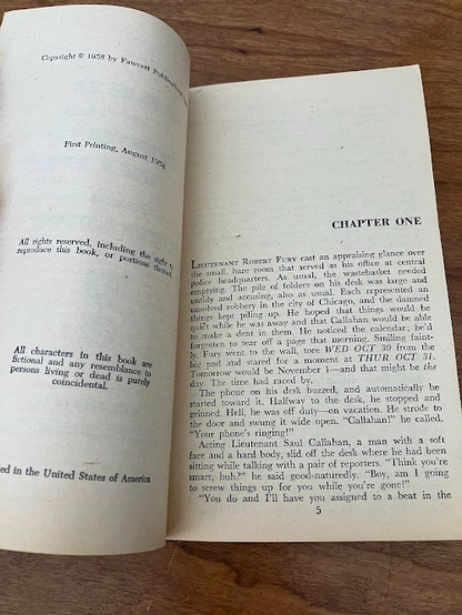 Vintage Paperback - Milton K. Ozaki: Case of the Cop's Wife