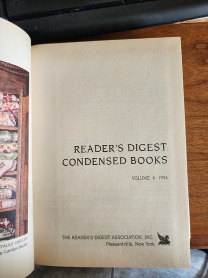 Readers Digest Condensed Books Volume 6, 1994 Hardcover