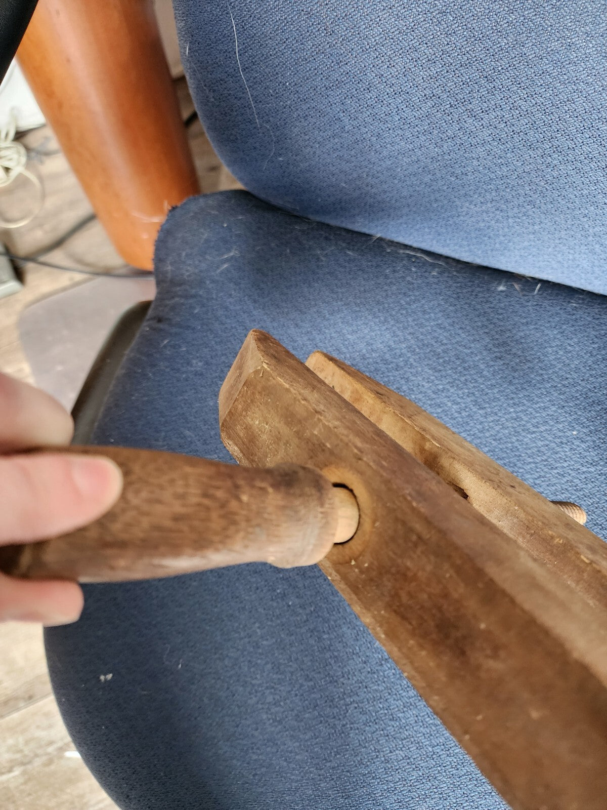 Antique Wooden Screw Clamp