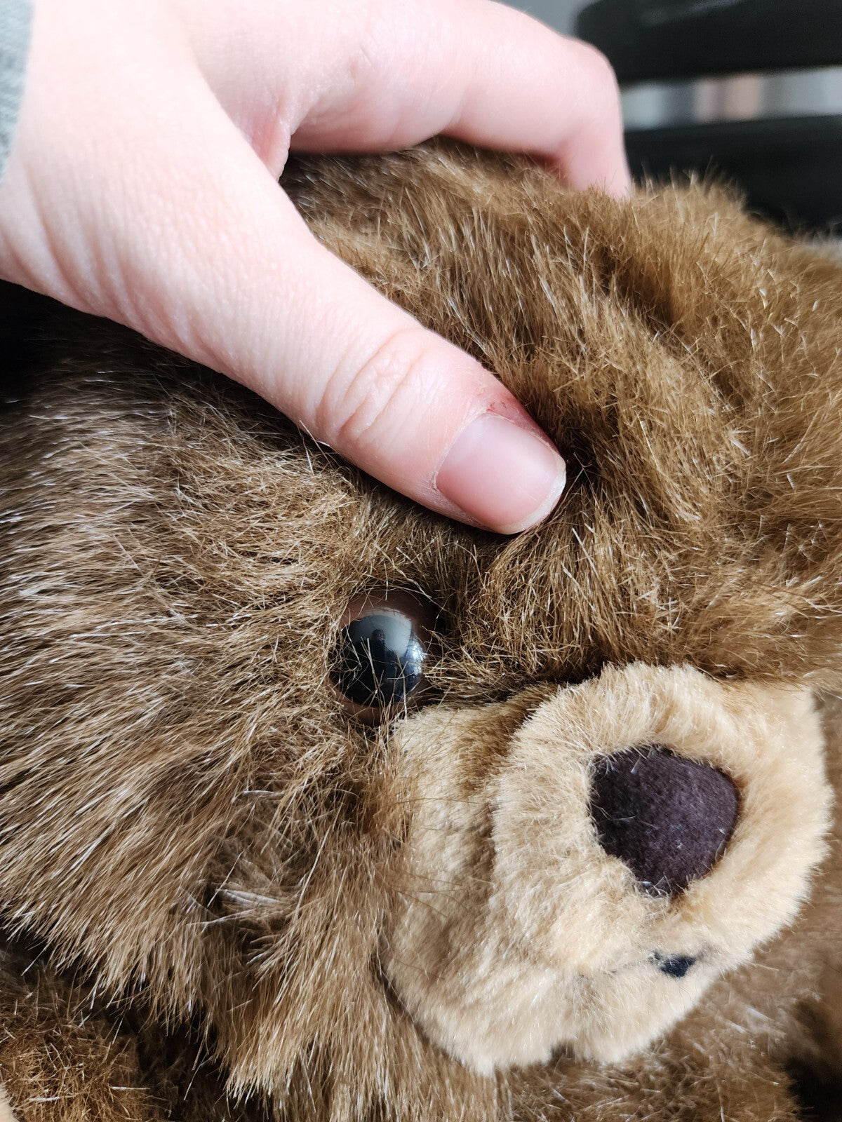 Vintage 1985 COMMONWEALTH Plush Brown Teddy Bear