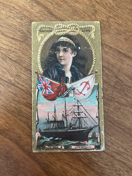 Tobacco Cards: Ocean and River Steamers Duke's Cigarettes - lot of 7