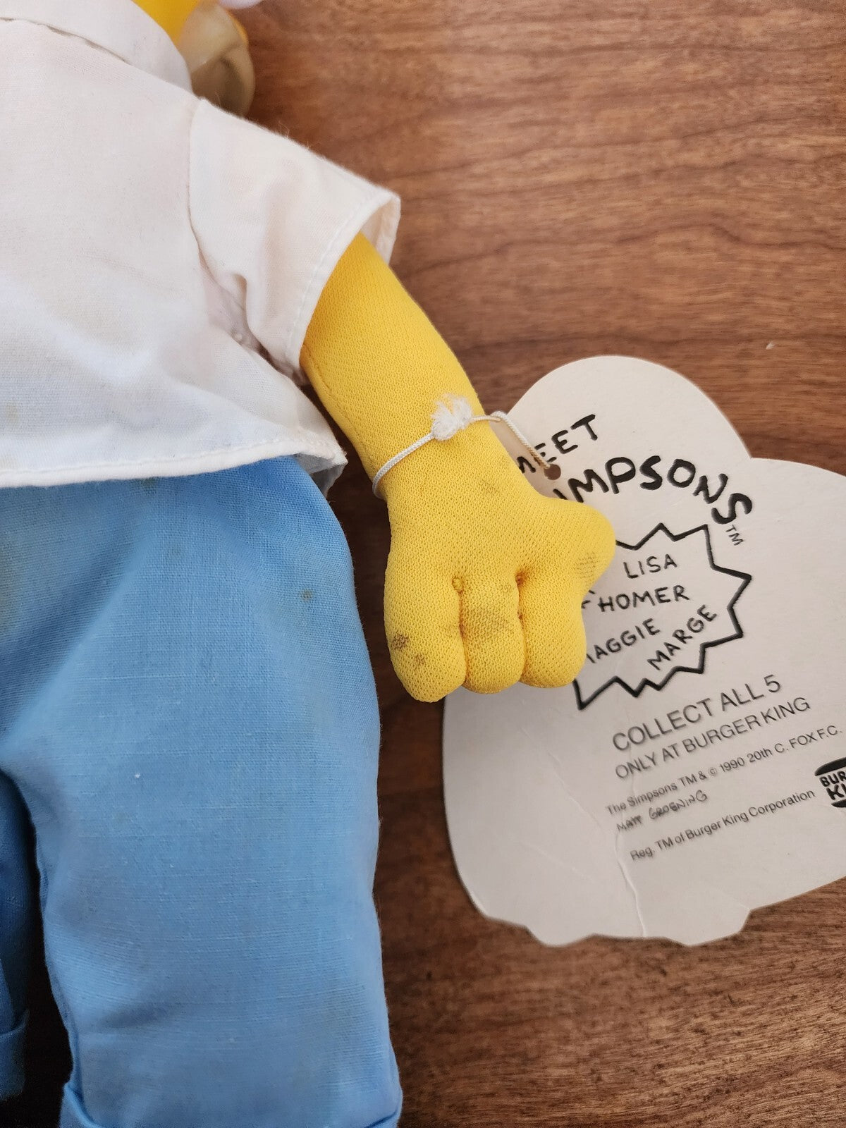 1990 - Burger King & Meet The Simpsons - Homer Doll