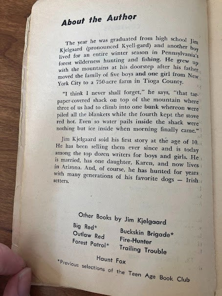 Paperback - Irish Red Son Of Big Red By Jim Kjelgaard