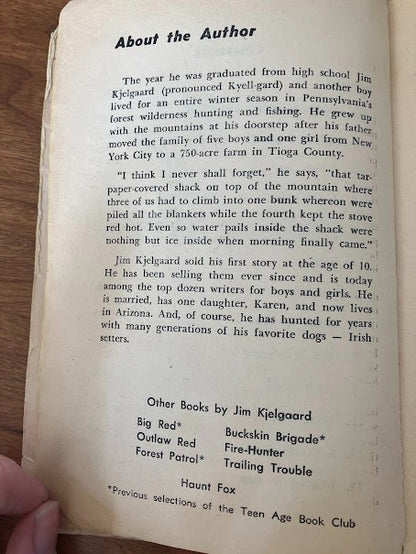 Paperback - Irish Red Son Of Big Red By Jim Kjelgaard