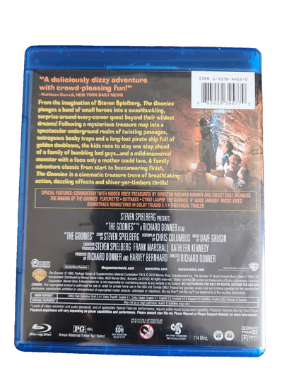 The Goonies Blu-ray, DVD - Very good