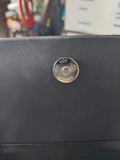 NWT Vintage Another Y&S Original Stunning Black Bag Satin