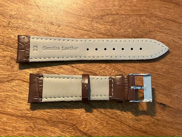 Hadley Roma Wristwatch: MS737 Brown 22R - Genuine Leather