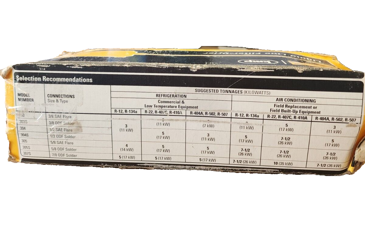 Parker KMP Liquid Line Filter-Drier 165S 5/8"